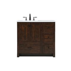 36 inch Single bathroom vanity in expresso