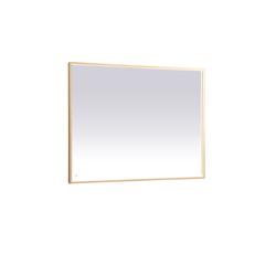 Pier 36x48 inch LED mirror with adjustable color temperature