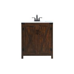 30 inch Single bathroom vanity in expresso