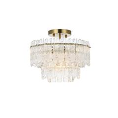 Emilia 15 inch Flush Mount Light  in Satin Gold