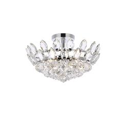 Emilia 16 inch flush mount in chrome