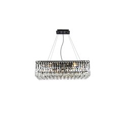 Maxime 24 Inch Black Chandelier