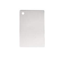 Metal Finish sample in polished nickel