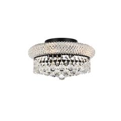 Primo 12 inch black flush mount