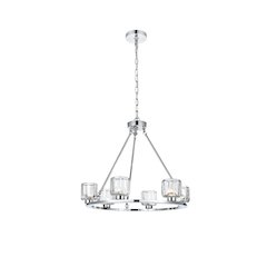 Cadence 26 Inch Chandelier In Chrome
