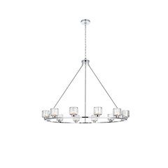 Cadence 48 Inch Chandelier In Chrome