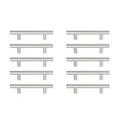 Quinn 3" Center to Center Brushed Nickel Bar Pull Multipack (set of 10)