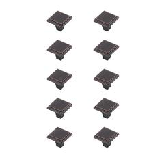 Wilow 1" Oil-rubbed Bronze Square Knob Multipack (Set of 10)
