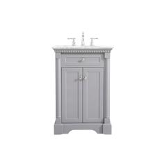 24 inch Single bathroom vanity in  Grey