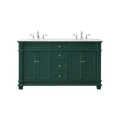 60 inch double bathroom vanity set in black
