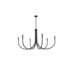 Layne 55 inch chandelier in Black
