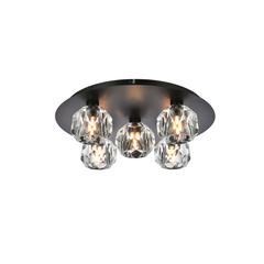 Graham 5 Light Ceiling Lamp in Black