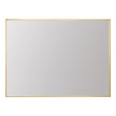 Aluminum Frame Rectangle Mirror 27x36 In Gold