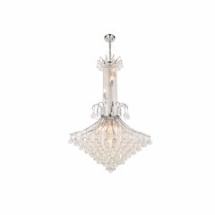 Toureg 16 light Chrome Chandelier Clear Royal Cut Crystal