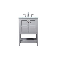 24 inch Single bathroom vanity in grey