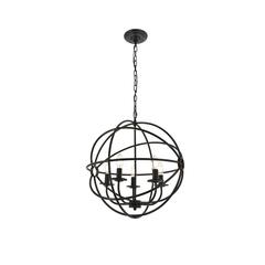 Octavia 5 light dark brown Pendant
