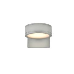 Raine Integrated LED wall sconce in silver
