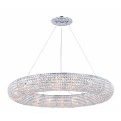 Paris 18 light Chrome Chandelier Clear Royal Cut Crystal