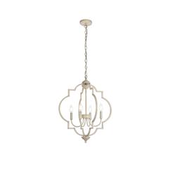 Sandara 4 lights pendant in weathered dove