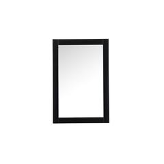 Aqua vanity mirror 24x36 inch in black