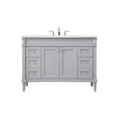 48 inch Single bathroom vanity in grey