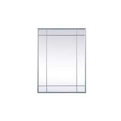 French Panel Wall Mirror 30x40 Inch In Silver