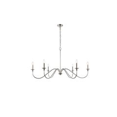 Rohan 48 inch chandelier in polished nickel