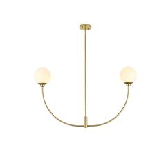 Nyomi 42 inch chandelier in Brass