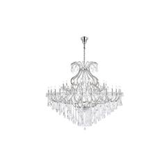 Maria Theresa 49 light Chrome Chandelier Clear Royal Cut Crystal