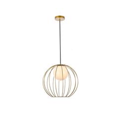 Wetzel 1 light brass pendant