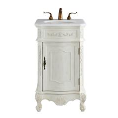 21 inch Single Bathroom vanity in Antique White