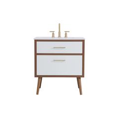 30 inch bathroom vanity in White