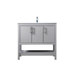 36 Inch SIngle Bathroom Vanity In Grey