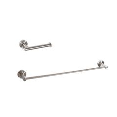 Alma 2-Piece Bathroom Hardware Set in Brushed Nickel