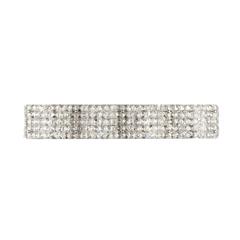 Ollie 4 light Chrome and Clear Crystals wall sconce