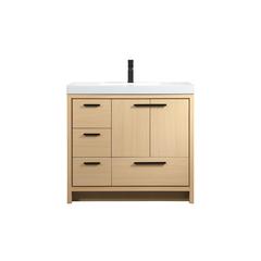 36 inch Single bathroom vanity in Maple