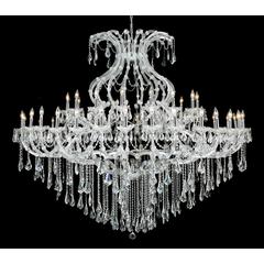 Maria Theresa 49 light Chrome Chandelier Clear Royal Cut Crystal