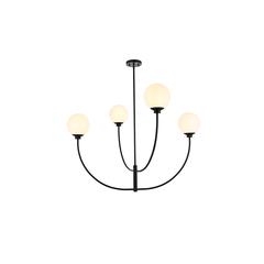 Nyomi 42 inch chandelier in Black