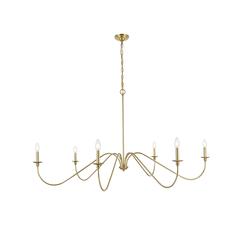 Rohan 60 inch chandelier in Brass