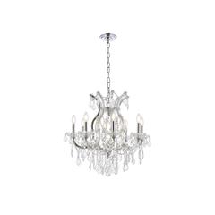 Maria Theresa 9 light Chrome Chandelier Clear Royal Cut Crystal
