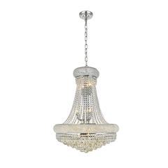 Primo 14 light Chrome Chandelier Clear Royal Cut Crystal