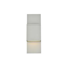 Raine Integrated LED wall sconce  in silver