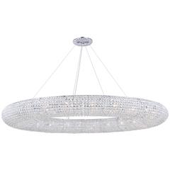 Paris 30 light Chrome Chandelier Clear Royal Cut Crystal