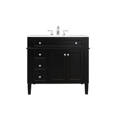 36 inch Single bathroom vanity in Black