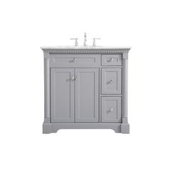 36 inch Single bathroom vanity in  Grey