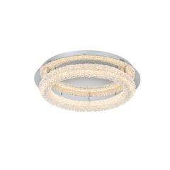 Bowen 22 inch Adjustable LED Flush Mount in Chrome