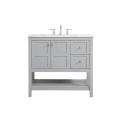 36 inch Single Bathroom Vanity in Gray
