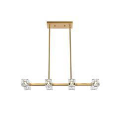 Lyra 30 inch Pendant Light in Satin Gold