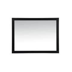 Aqua vanity mirror 48x36 inch in black