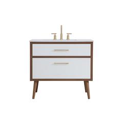 36 inch bathroom vanity in White